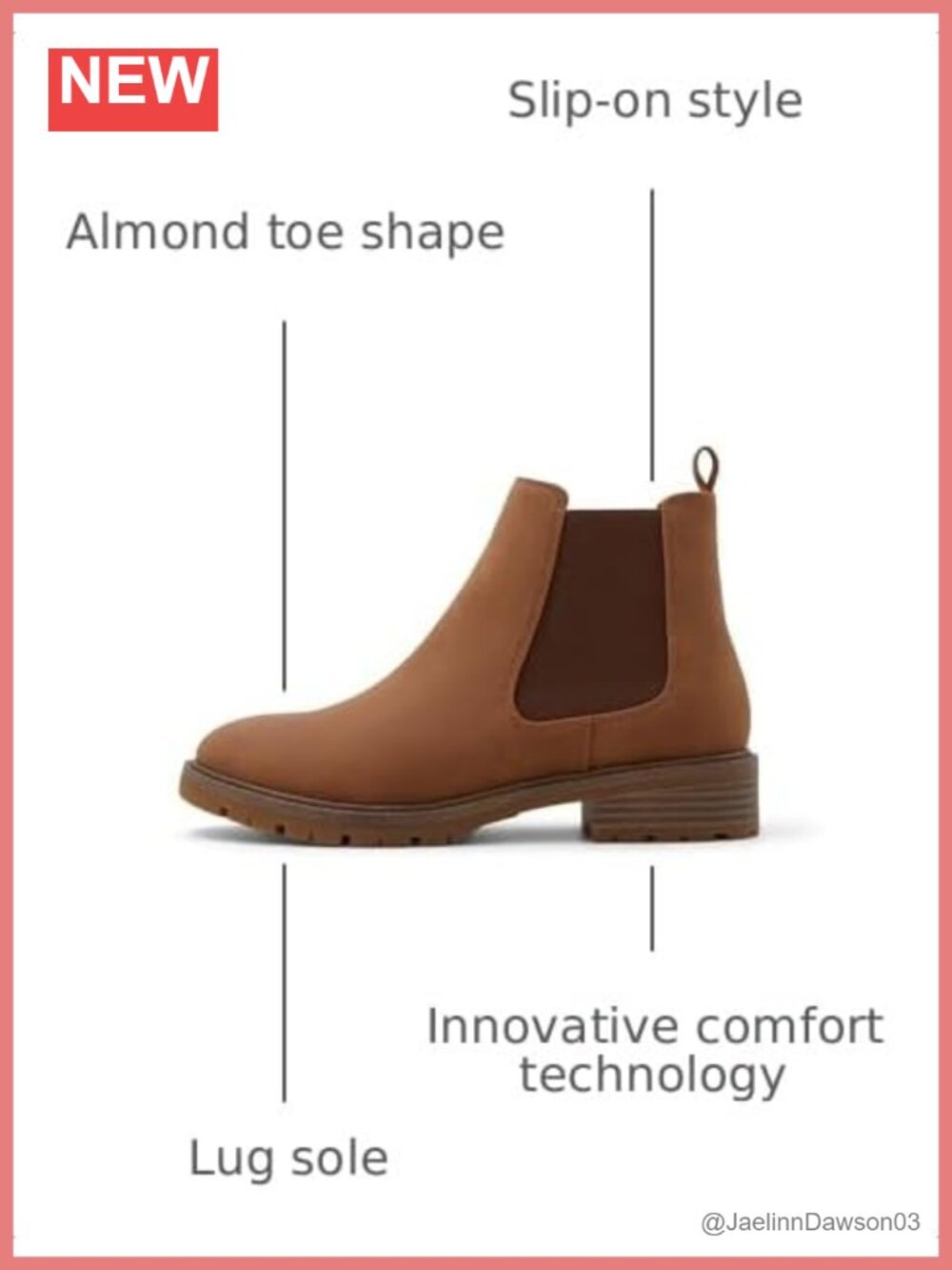 Call It Spring Women's Ankle Boots Vegan Polyurethane Slip-On Almond Toe - Picture 2 of 5